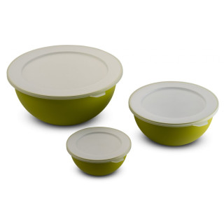 Set de boluri Omada Sanaliving Bowls Set 3,5L + 1,7L + 0,5L verde