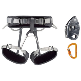 Set de alpinism Petzl Kit Corax GriGri Sm´D gri