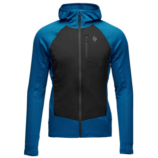 Hanorac funcțional bărbați Black Diamond M Coefficient Lt Hybrid Hoody albastru / negru