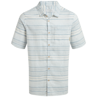 Cămașă bărbați Craghoppers Cartwright Short Sleeved Shirt albastru Niagara Blue Stripe