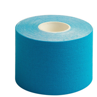 Bandă kinesiologică Yate Kinesiology tape 5 cm x 5 m albastru