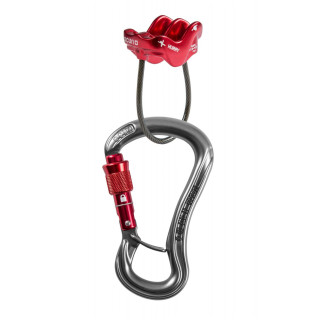 Coborâtor set Ocun Belay Set Condor Hurry gri/roșu