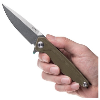 Briceag Acta non verba Z300 BB Stonewash/G10/Liner Lock verde olive