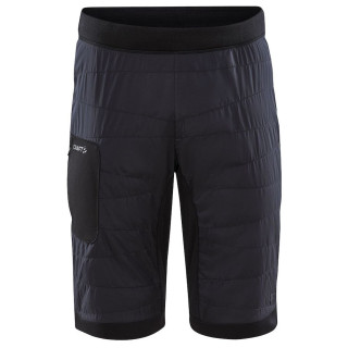 Pantaloni scurți de iarnă bărbați Craft Core Nordic Training Insulate negru/gri