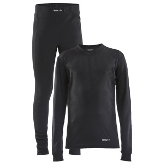 Lenjerie funcțională copii Craft CORE Dry Baselayer Junior negru Black