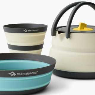 Set vase Sea to Summit Frontier UL Collapsible Kettle Cook Set 1P 3 Piece bej/alb