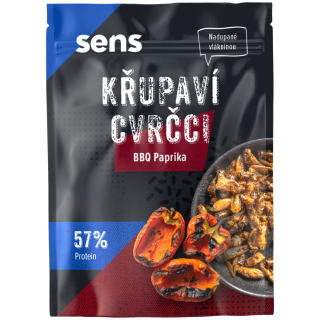 Greieri comestibili Sens Greieri prăjiți & crocanți - BBQ Boia dulce16 g