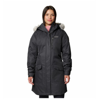 Geacă lungă de iarnă femei Columbia Suttle Mountain™ Long Insulated Jacket negru Black