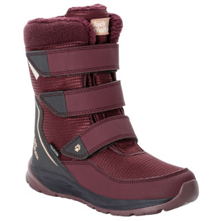 Încălțăminte de iarnă copii Jack Wolfskin Polar Boot Texapore High Vc K roșu