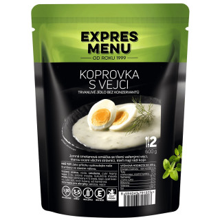 Expres menu Supă cremă de mărar cu ouă (2 porții)