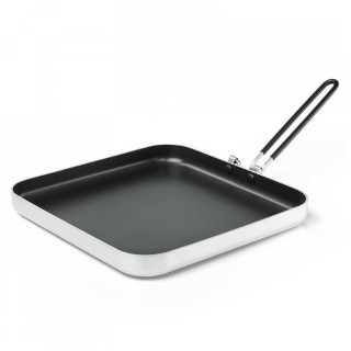 Tigaie GSI Outdoors Bugaboo Square Frypan negru/alb