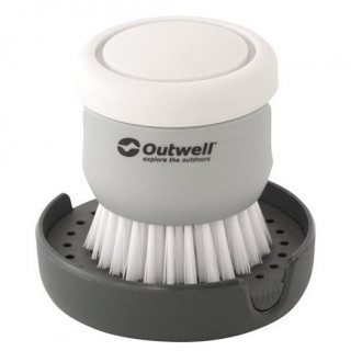 Kartáč Outwell Kitson Brush with Soap Dispenser gri