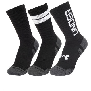 Set șosete Under Armour Perf Tech Nov 3pk Crew negru/alb