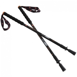 Bețe de trekking Zulu Lighthand Twistlock negru/portocaliu black/orange