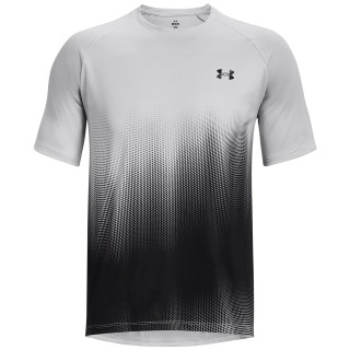 Tricou funcțional bărbați Under Armour Tech Fade SS gri/negru