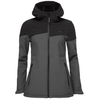 Geacă softshell pentru femei Loap Ludysa negru/gri DarkGray