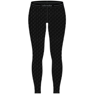 Colanți funcționali femei Icebreaker W Mer 260 Vertex Leggings On-Piste negru/alb Black/Snow/J