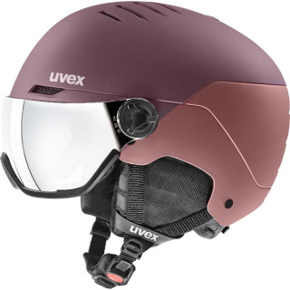 Cască de schi Uvex Wanted Visor violet