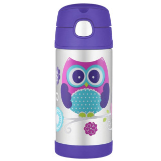 Termos copii Thermos Funtainer - sova violet