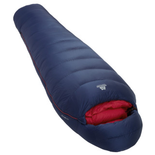 Sac de dormit pentru femei Mountain Equipment Helium 800 Wmns Regular albastru