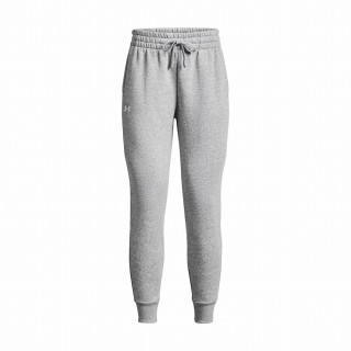 Pantaloni jogging femei Under Armour Rival Fleece Jogger gri deschis ModGrayLightHeather/White