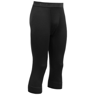 Pantaloni bărbați 3/4 Devold Merino 200 3/4 Longs Man negru Black