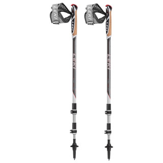 Bețe Nordic Walking Leki Poles Traveller Alu negru/alb