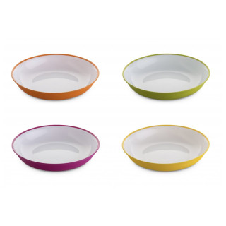 Set farfurii Omada SANALIVING Soup Plate Set 4x Plate 20xh4cm alb