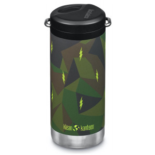 Sticlă termică Klean Kanteen TK Wide 12 oz verde