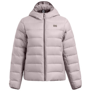 Geacă femei Under Armour Legend Down Hooded Jacket bej GRY