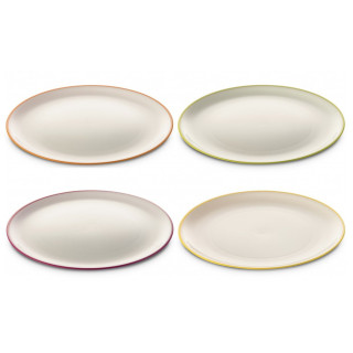 Set farfurii Omada SANALIVING DinnerPlate Set 4x Plate 24xh2cm alb