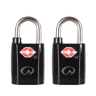 Lacăt LifeVenture TSA Mini Padlocks -2 buc. negru