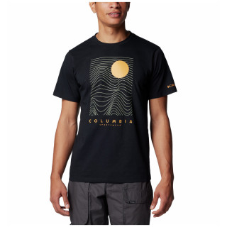 Tricou bărbați Columbia Csc™ Seasonal Logo Tee negru Black, Linear Drifts