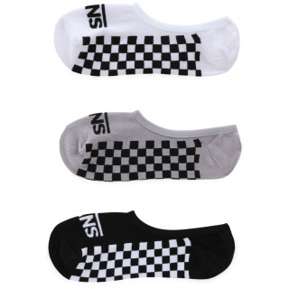 Set șosete Vans Basic Check 2 Canoodle negru