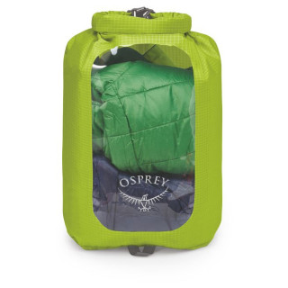 Sac rezistent la apă Osprey Dry Sack 12 W/Window verde