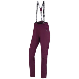 Pantaloni femei Husky Kixees L roșu deep magenta