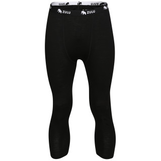 Pantaloni bărbați 3/4 Zulu Merino 160 negru