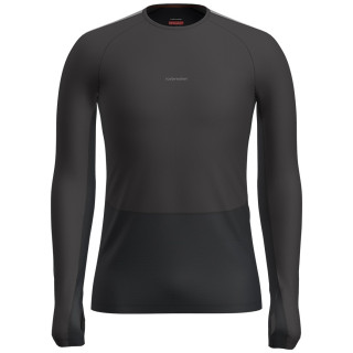 Tricou bărbați Icebreaker M ZoneKnit 260 LS Crewe gri închis Jet Heather/Black/Metro H/Cb