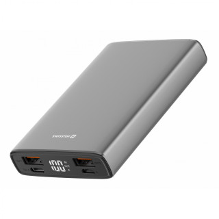 Powerbank Swissten Aluminum 10000 mAh gri