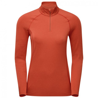 Tricou funcțional femei Montane Dart Xt Zip Neck roșu