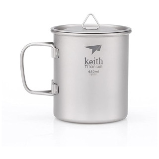 Cană Keith Titanium Single-Wall Tit. Mug 450 ml gri