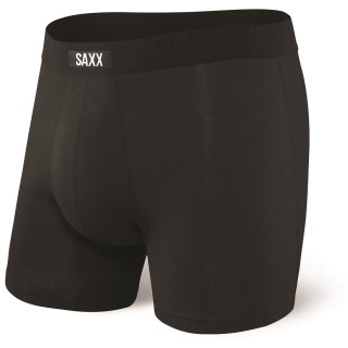 Boxeri Saxx Ultra Boxer Fly Black/Black negru