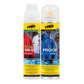 Impregnare materiale textile TOKO Duo Pack Textile Proof & Textile Wash 250 ml