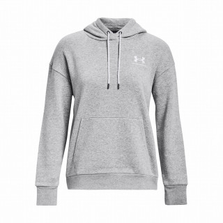 Hanorac femei Under Armour Essential Fleece Hoodie gri deschis