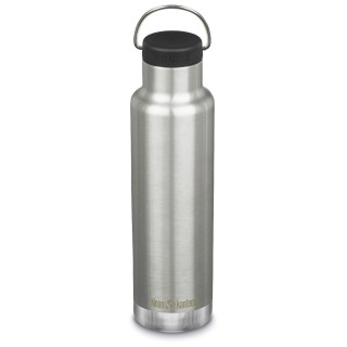 Termos Klean Kanteen Insulated Classic 20oz (w/Loop Cap) argintiu Brushed Stainless