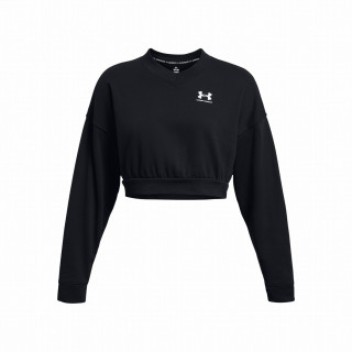 Hanorac femei Under Armour Rival Terry OS Crop Crw negru