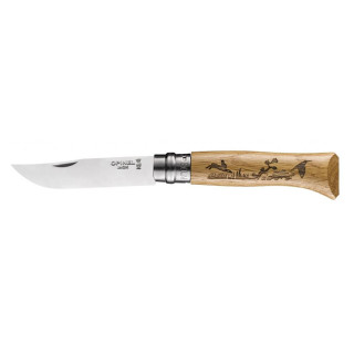 Cutit Opinel VRI No. 08 Inox cu gravura de iepure