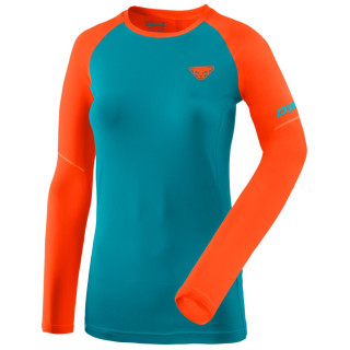 Tricou femei Dynafit Alpine Pro W L/S Tee albastru/portocaliu