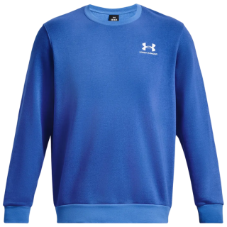 Hanorac bărbați Under Armour Essential Flc Novelty Crw albastru