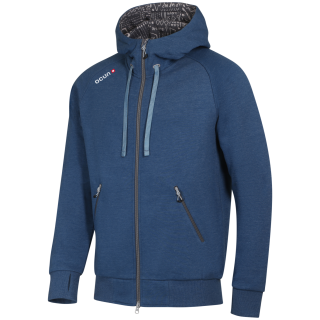 Hanorac bărbați Ocún Hoddie Zipper Men albastru Blue Opal / Excalibur